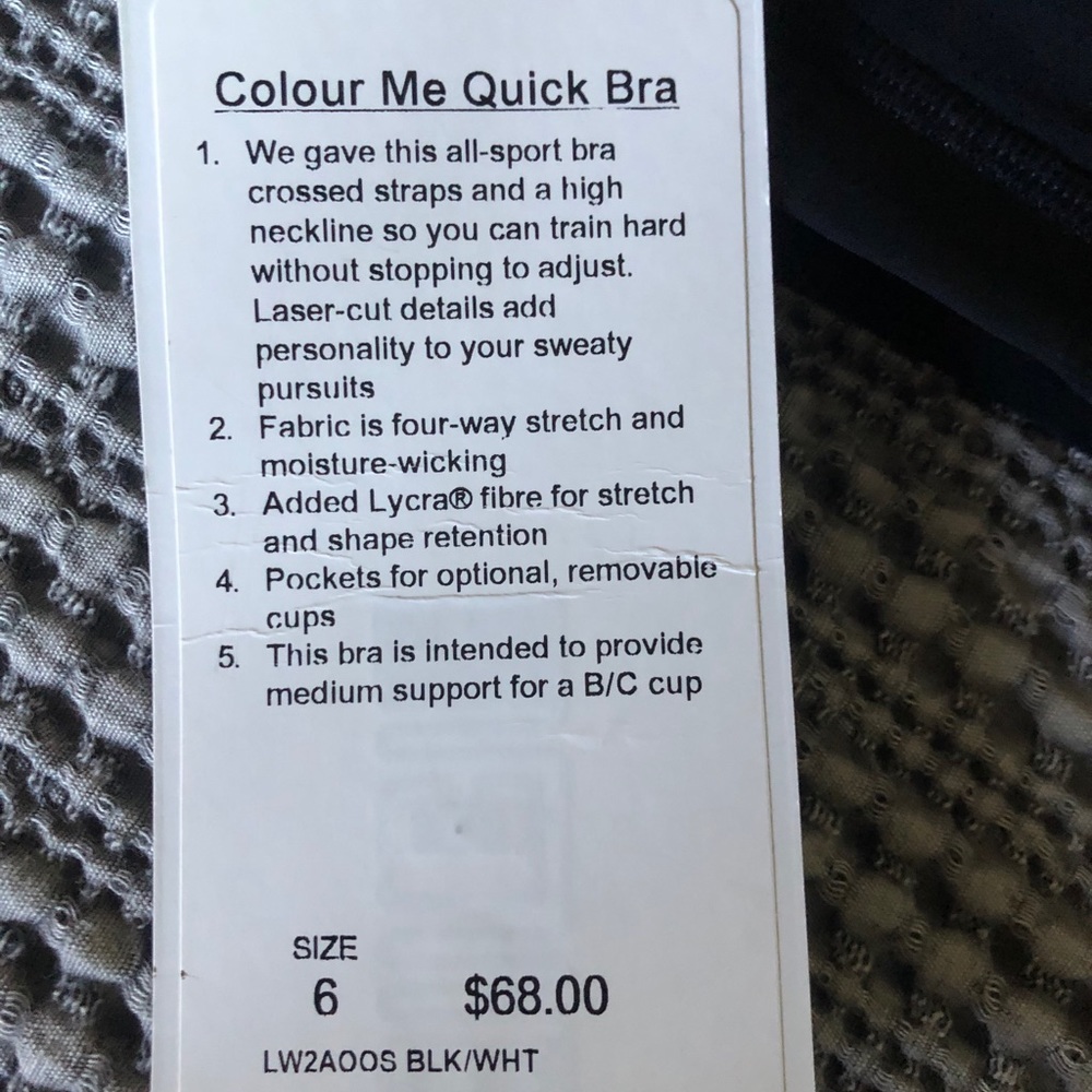 NWT LULULEMON ME QUICK BRA - Picture 3 of 3
